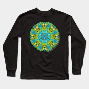 Gold And Green Deco Dream Long Sleeve T-Shirt